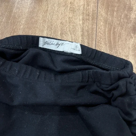 The Line by K Black Ruched Pencil Midi Skirt - Picture 2 of 3